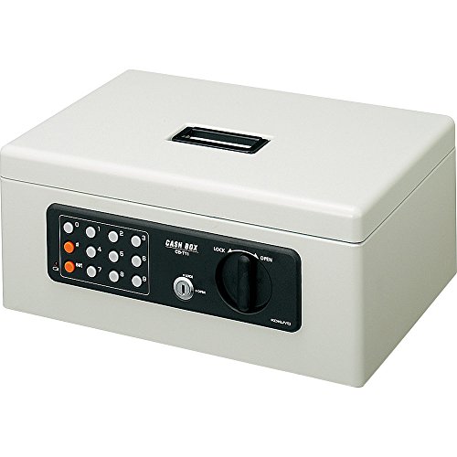 コクヨ　KOKUYO CB-T11 A4サイズ　テンキー式手提げ金庫 Amazon | コクヨ(KOKUYO) 手提げ金庫 テンキー付 グレー A4 CB